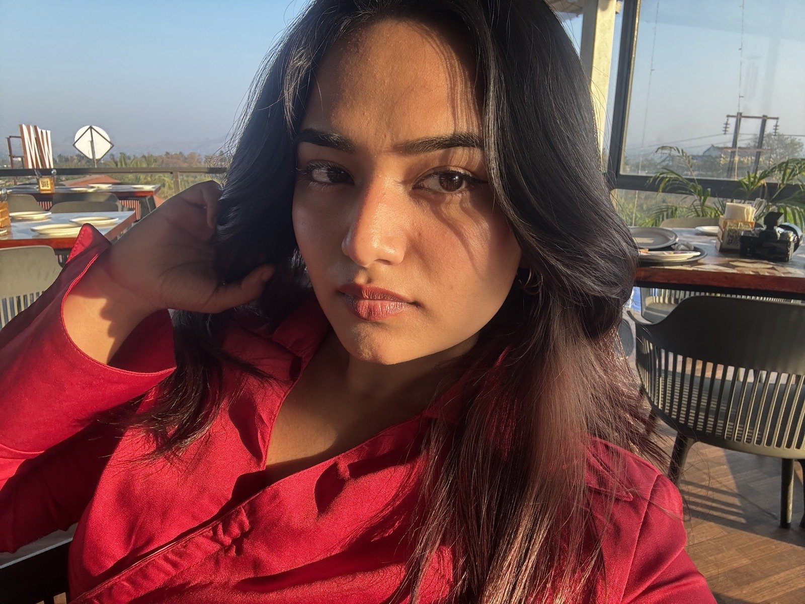 Shweta Birari in golden hour light